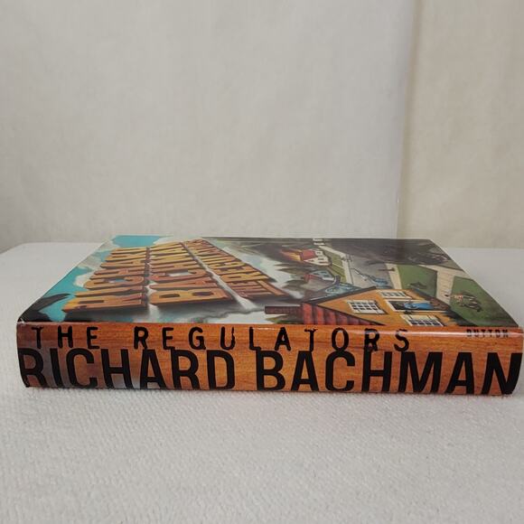 Richard Bachman 1996 1st edition The Regulators hardcover book DJ Like new - Picture 3 of 6